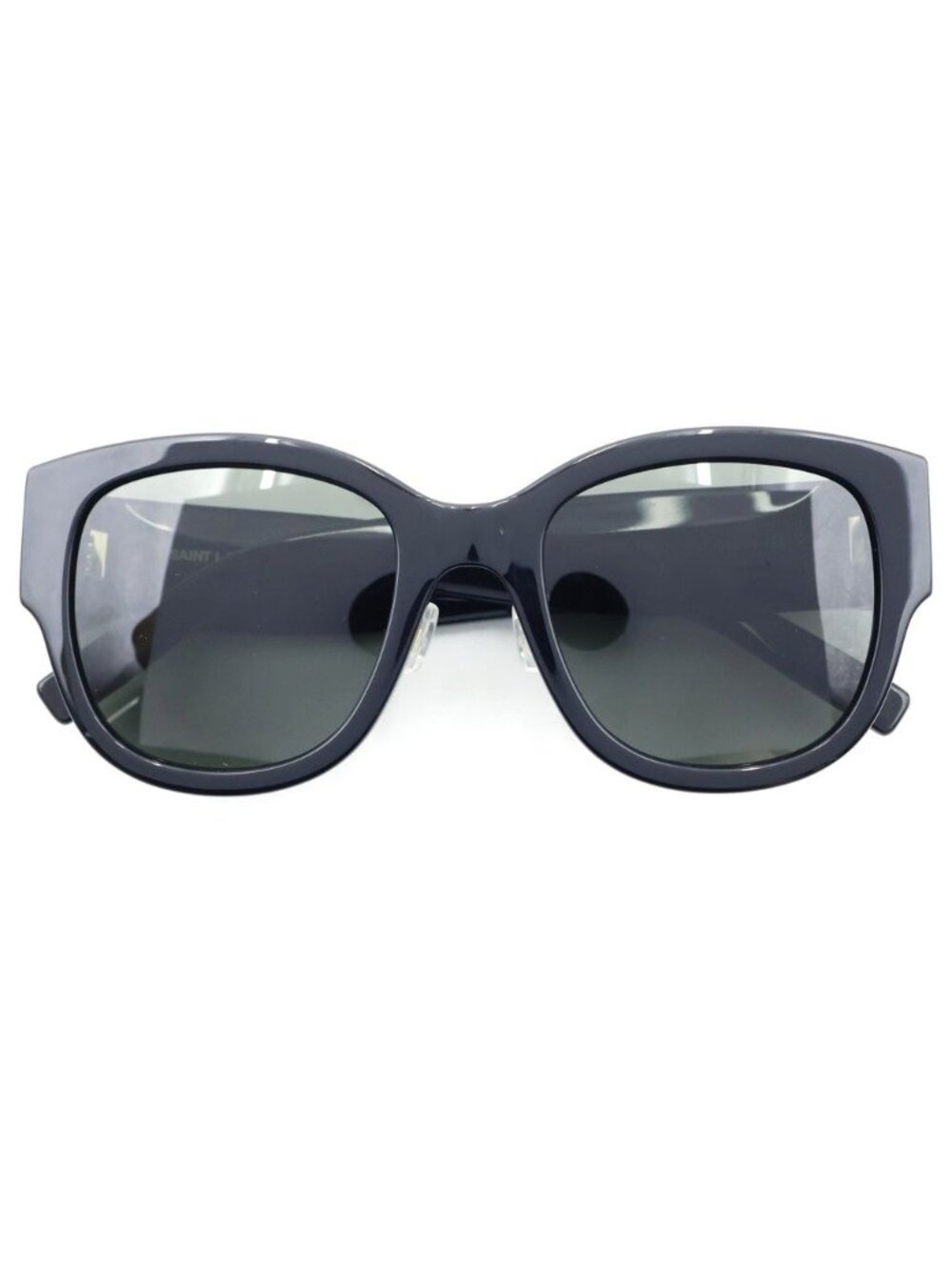 Saint Laurent Paris Side YSL Logo Sunglasses Eyewear Black 54
